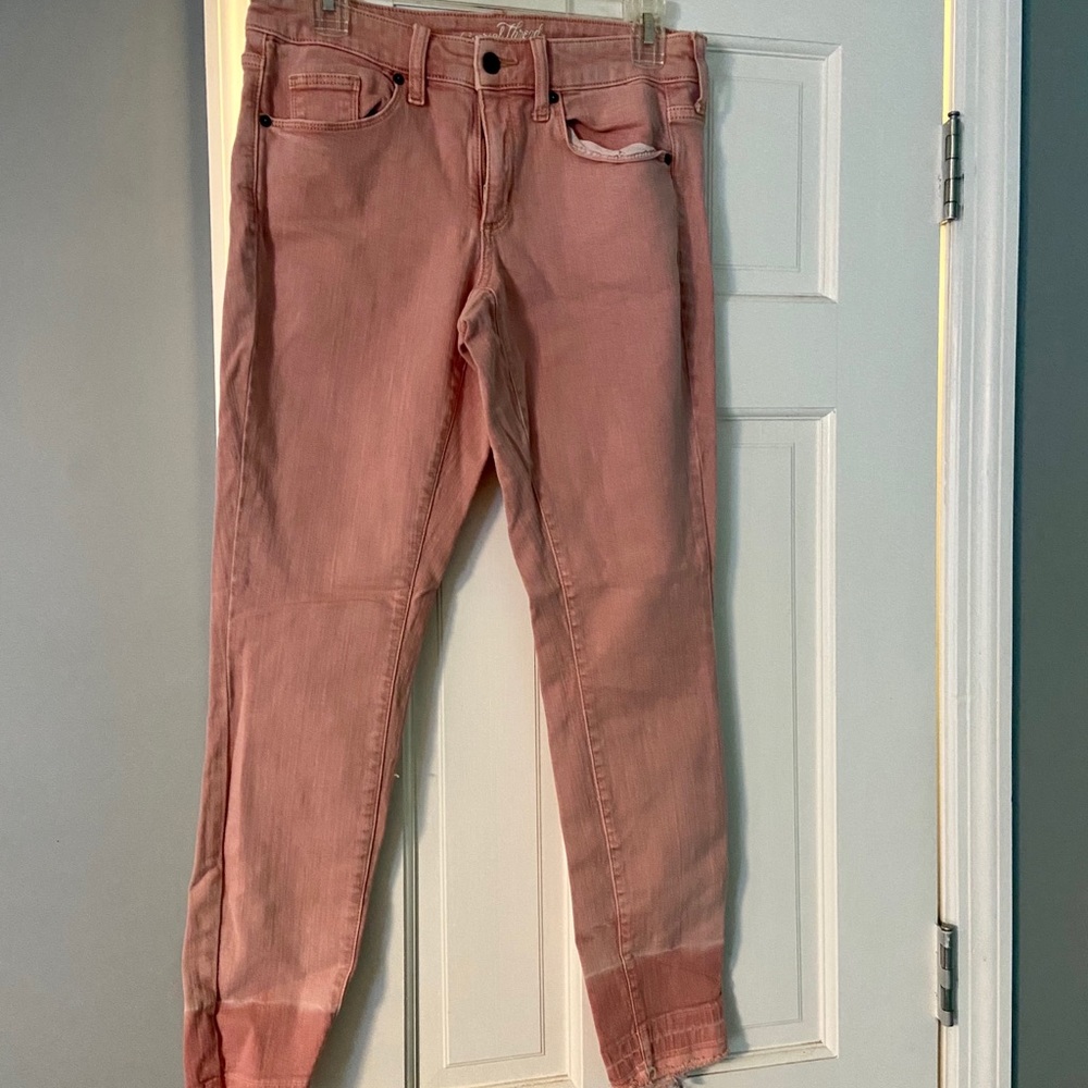 Pink, universal threads jeans. Size 6